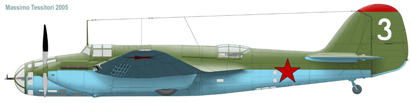 Ar-2 white 4 probably of 33BAP, захвачен 1941