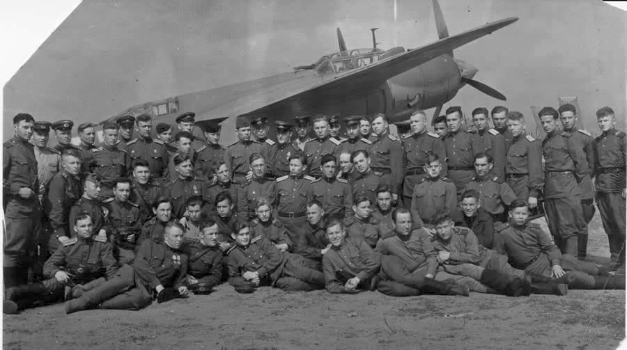 Foto WW2 airplanes 12th bomber air regiment