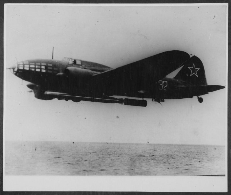 wartime photo Russian airplane WWII
