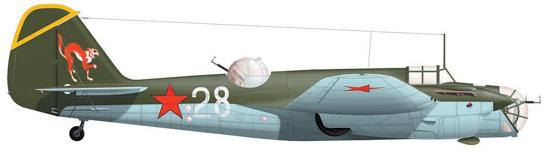 Поломка самолета СБ (заводской № 3-309) 2 эскадрильи 1 гв.мтап ВВС КБФ на аэродроме Углово 26.09.42