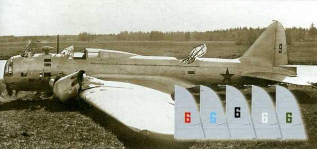 ww2 foto Soviet 7 longrange bomber aviation regiment