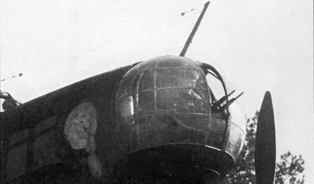 wartime photo russian airplane TB7 nose art