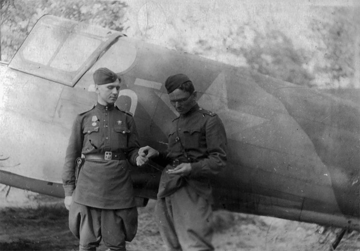 103 GvIAP WWII photo in combat P40 USSR