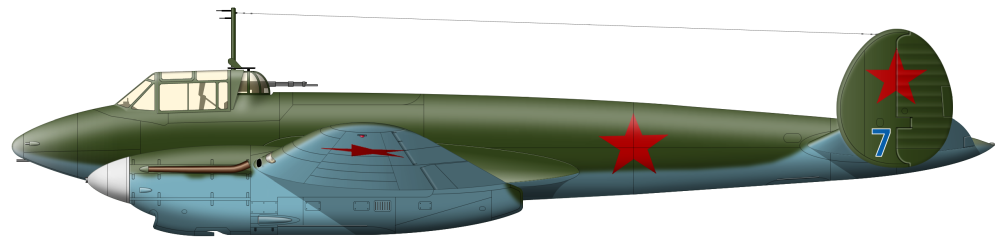 Самолёт Пе-3-бис № 7, рисунок 13 сбап бап СССР
