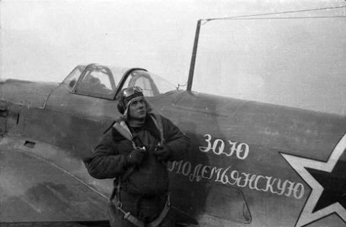 Jak-9 14th navy fighter air regiment WWII foto
