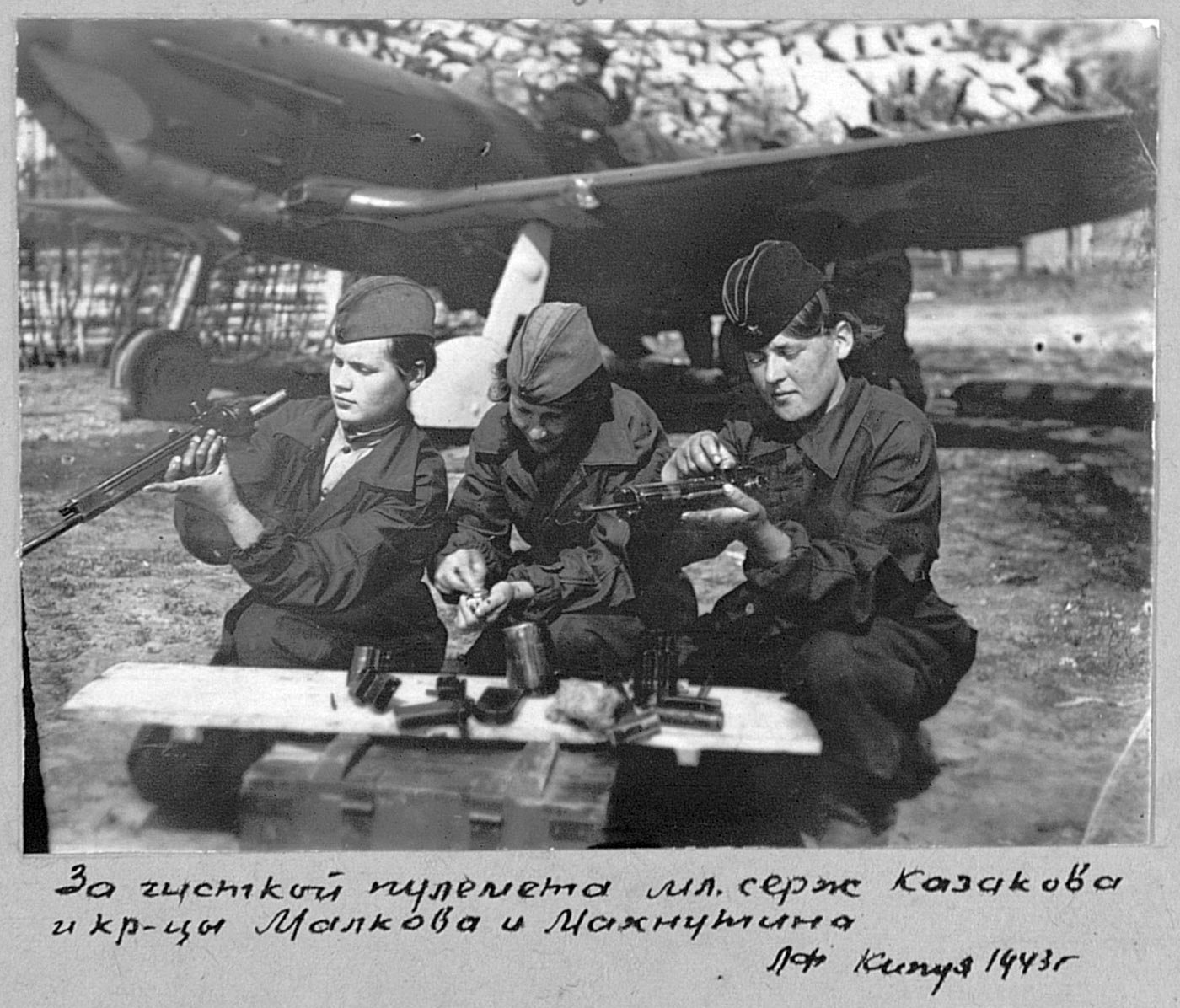 WW2 foto LAGG3 in action 156 fighter aviation «Elbing» regiment