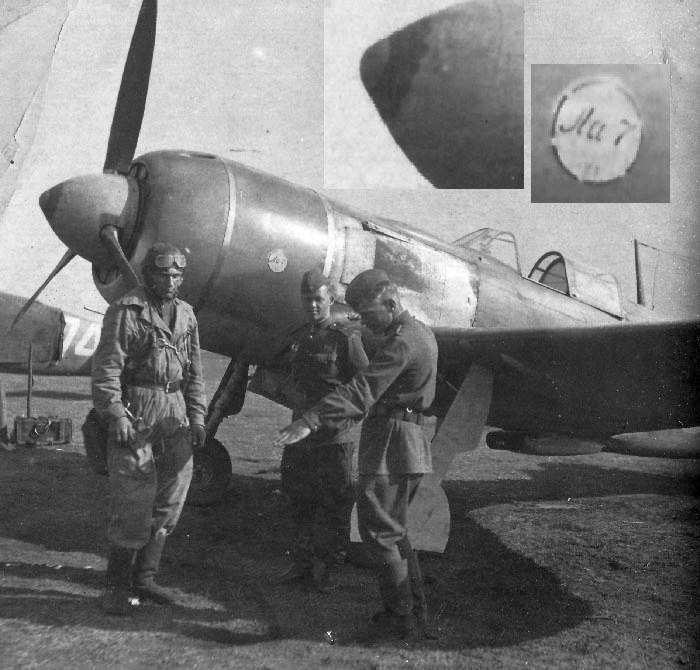 La7 wartime picture in combat