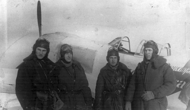 LaGG3 in combat russian WW2 foto