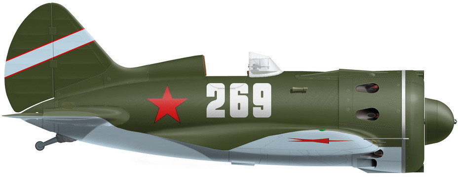 И-16 тип 24 из 6-го ИАП, захваченный немцами на месте вынужденной посадки осенью 1941 года.