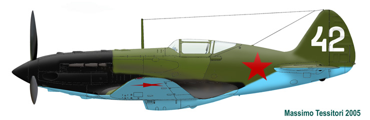 WW2 profile MiG3 in action