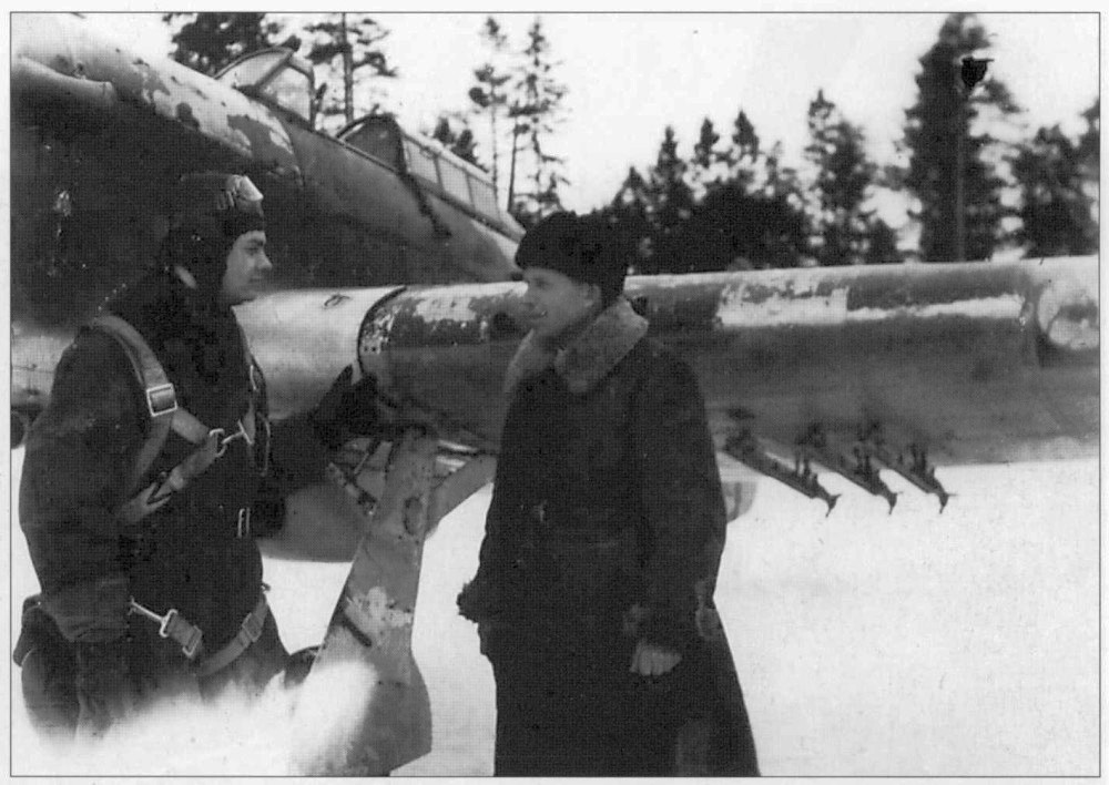 Soviet Hurricane plane with the RS-82 rockets in ordnance. GPw photos.