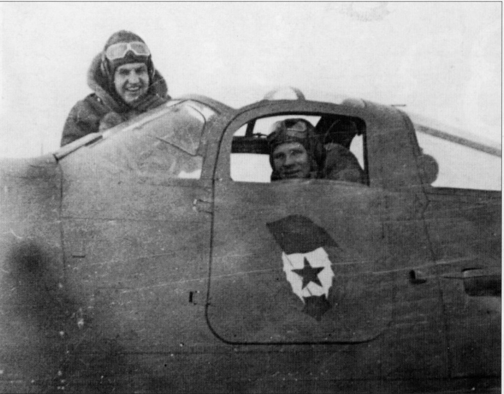 Боевое использование Советских самолетов, фотография ВМВ.