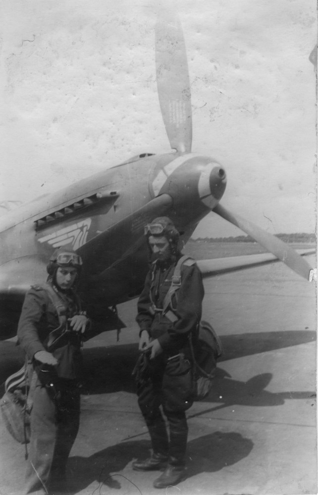 WW2 picture russian airplane Yak9U 291 fighter air «Neman» regiment