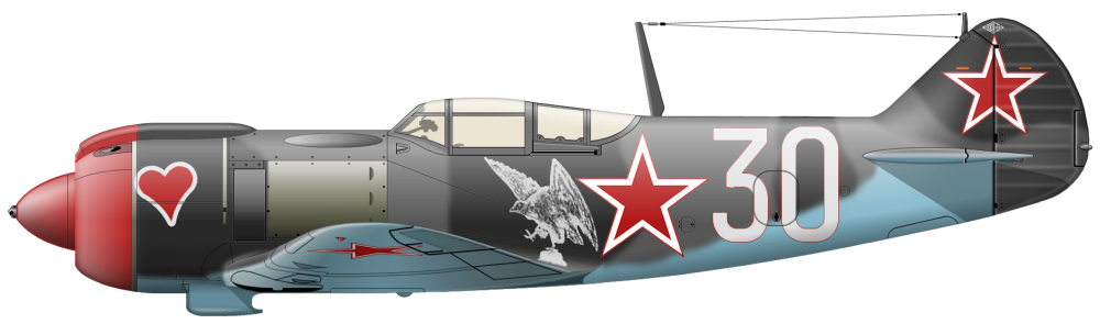 военный самолёт СССР схема боевой окраски.