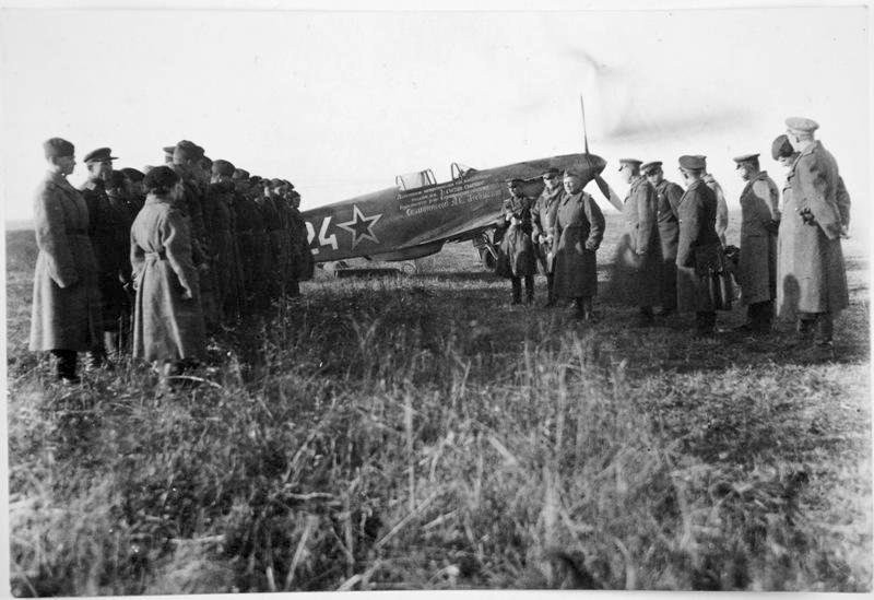 198 батальон Jak-3 foto WWII Селивановым А. Р.