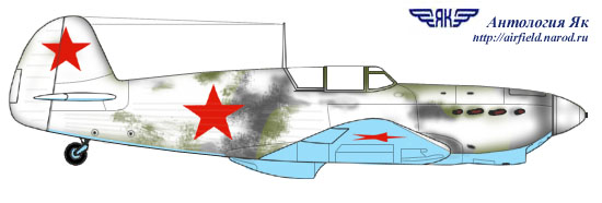 Советский истребитель Як91 562 ИАП ПВО. Клин. 1944