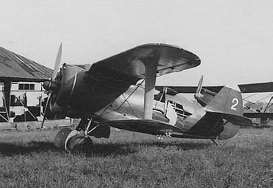 И-153 из 46-го ИАП ВВС РККА, захваченный противником на аэродроме Млынув