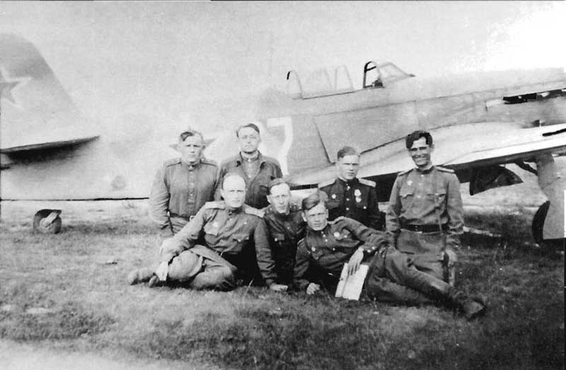 wartime picture in combat Russian Jak-9m ftr