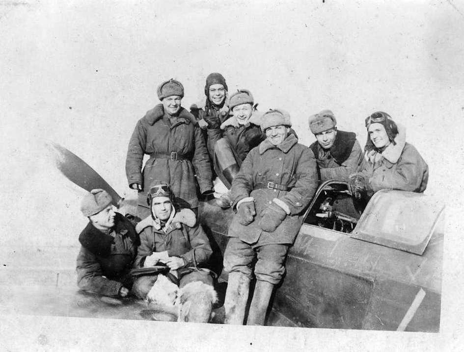 Jak-9 photo in combat. 845 fighter «Riga» aviation regiment