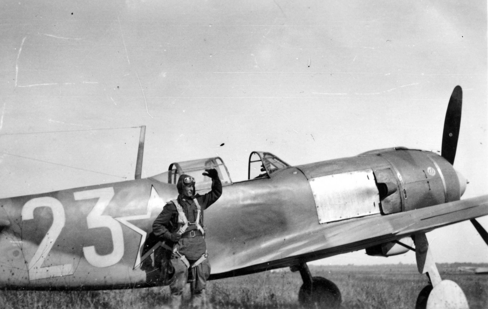 WW2 foto Russian La5F in action 848th fighter aviation regiment