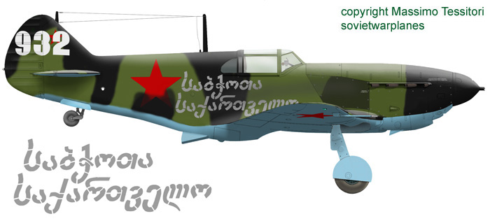 ЛАГГ3 Авиационные знаки быстрой идентификации - ЗБИ ВВС СССР. профиль