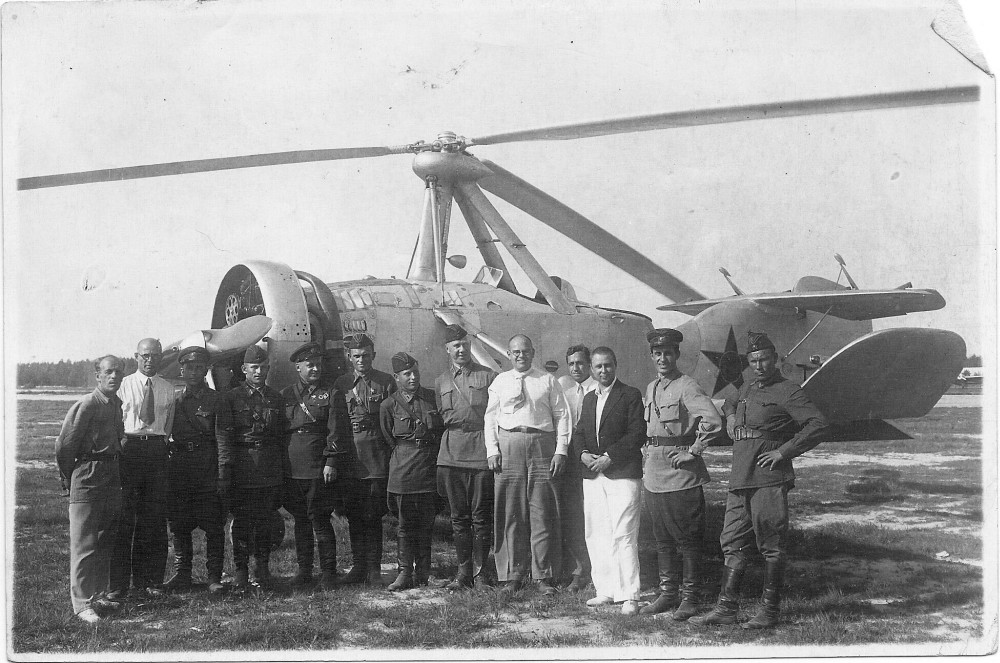 wwII photo sq helicopter USSR