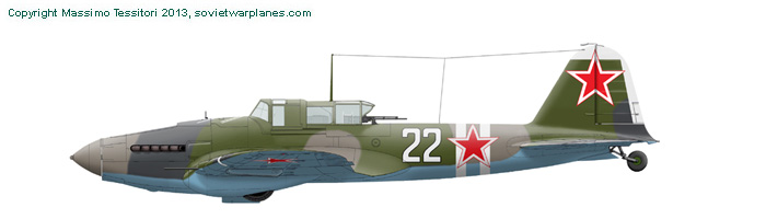 ww2 Il-2 board number 22 of Georgy Beregovoy