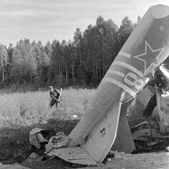 Wreak Il2 airplane of 999 ShAP at the time of Vyborg operation
