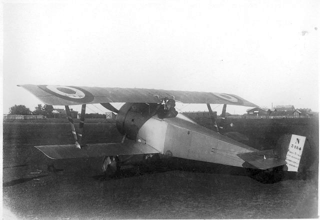 Ньюпор тип 23 4-го Смоленского авиаотряда, с ноября 1918 года ставшего 17 рао РККВВФ